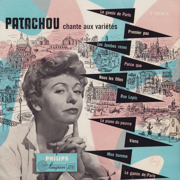 Patachou : Patachou Chante Aux Variétés (10", Album, Mono)