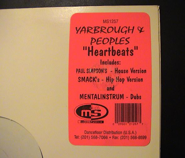 Yarbrough & Peoples : Heartbeats (12", W/Lbl)