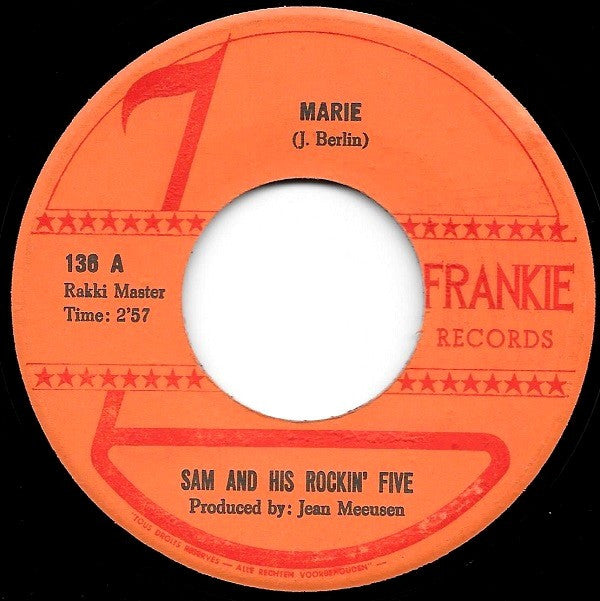 Sam & His Rocking Five : Marie (7", Single)