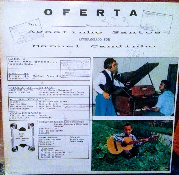 Agostinho Santos : Oferta (12", Maxi)