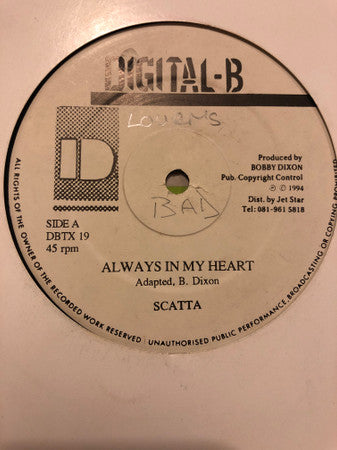 Skatta / Prezident Brown : Always In My Heart / Original (12")