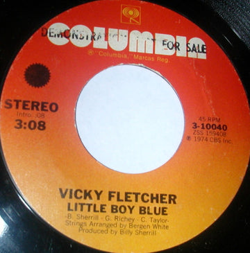 Vicky Fletcher : Little Boy Blue (7")