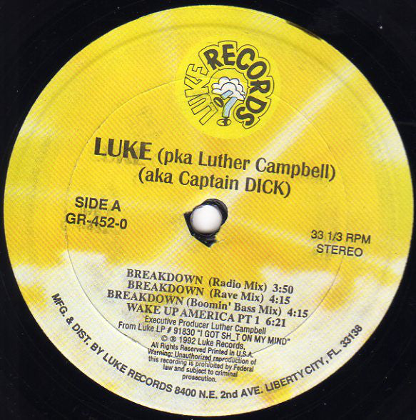 Luke : Breakdown (12")