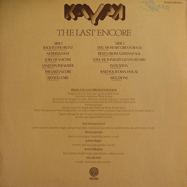 Kayak : The Last Encore (LP, Album)