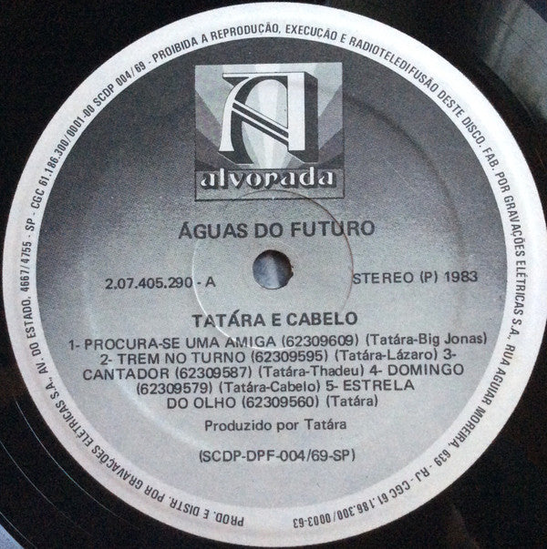Tatára e Cabelo : Águas Do Futuro (LP, Album)