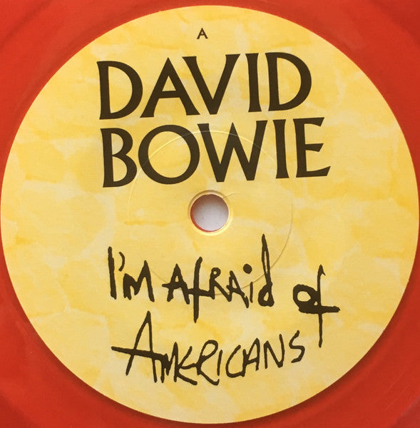 David Bowie : I'm Afraid Of Americans (7", Single, Ltd, Red)