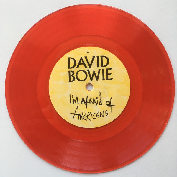 David Bowie : I'm Afraid Of Americans (7", Single, Ltd, Red)