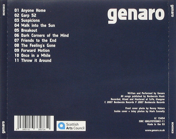 Genaro : Genaro (CD, Album)