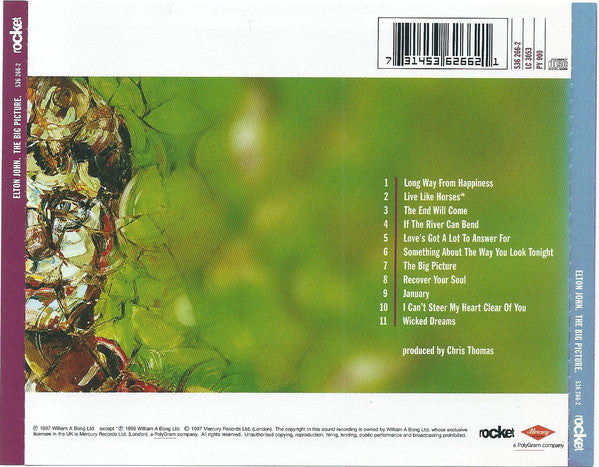 Elton John : The Big Picture (CD, Album, DAD)