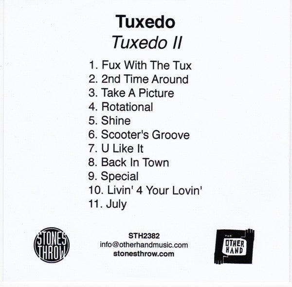 Tuxedo (6) : Tuxedo II (CDr, Album, Promo)