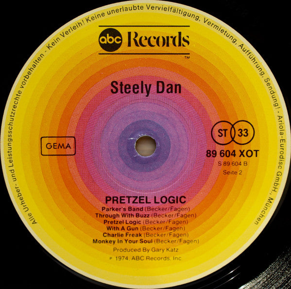 Steely Dan : Pretzel Logic (LP, Album, RE, Gat)