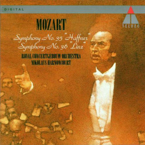 Wolfgang Amadeus Mozart - Nikolaus Harnoncourt, Concertgebouworkest : Symphony No. 35 "Haffner", Symphony No. 36 "Linz" (CD)