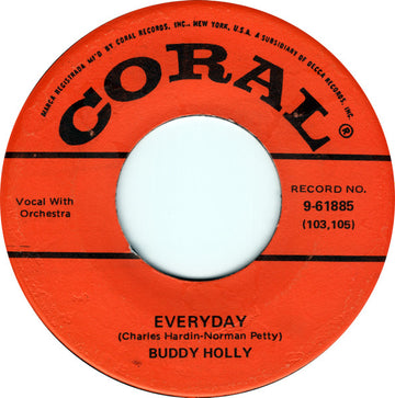 Buddy Holly : Everyday / Peggy Sue (7", Single, Unofficial)