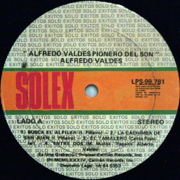 Alfredo Valdes : Pionero Del Son (LP, Album)