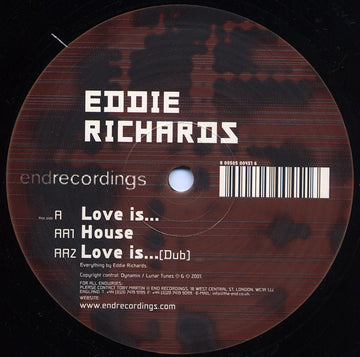 Eddie Richards : Love Is... / House (12")