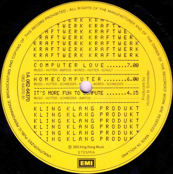 Kraftwerk : Computer World (LP, Album)