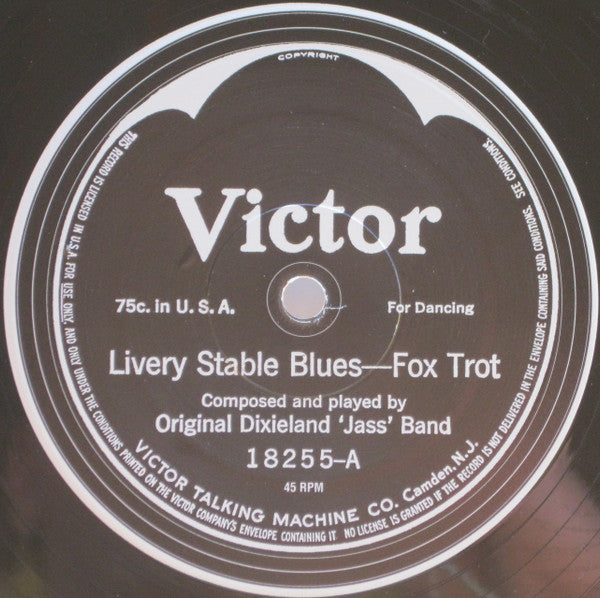 Original Dixieland 'Jass' Band* : Original Dixieland One Step / Livery Stable Blues (10", Ltd, Promo, RE)