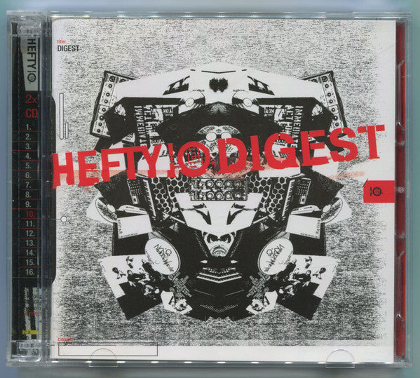 Various : Hefty 10 Digest + Prefuse73Mixtape (CD, Album, Comp + CD, Album, Comp, Mixed)