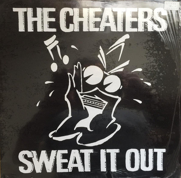 The Cheaters : Sweat It Out (LP, Album, Whi)