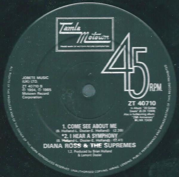 The Supremes : You Keep Me Hangin' On (12", Single)
