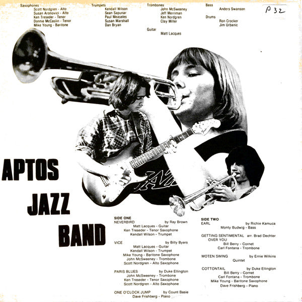 Aptos High School Jazz Band : Jazz At Aptos II (LP, Album)