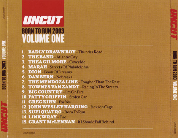 Various : Born To Run 2003 (The Best Of The Boss Volume One) (CD, Album, Comp)