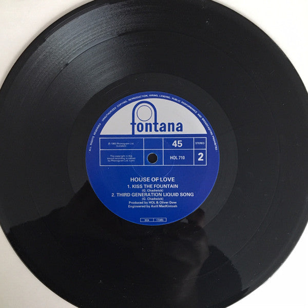 The House Of Love : You Don't Understand (10", Ltd, Num)