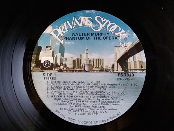 Walter Murphy : Phantom Of The Opera (LP, Album, Mon)