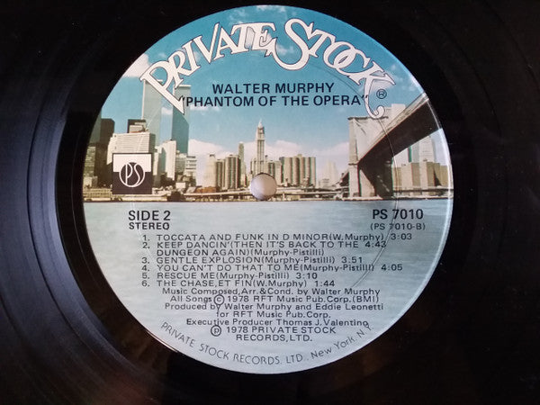 Walter Murphy : Phantom Of The Opera (LP, Album, Mon)