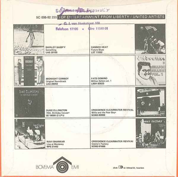 Creedence Clearwater Revival : Have You Ever Seen The Rain (7", Single, Ora)