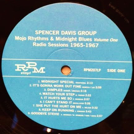 The Spencer Davis Group : Mojo Rhythms & Midnight Blues - Volume One: Radio Sessions 1965-1968 (LP, RE, Gat)