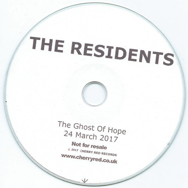 The Residents : The Ghost Of Hope (CDr, Album, Promo)