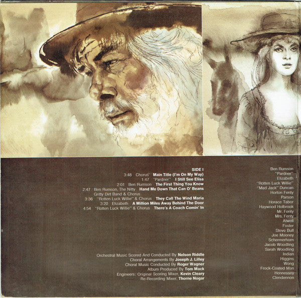 "Paint Your Wagon" Cast : Paint Your Wagon (LP, Album, RE, Gat)