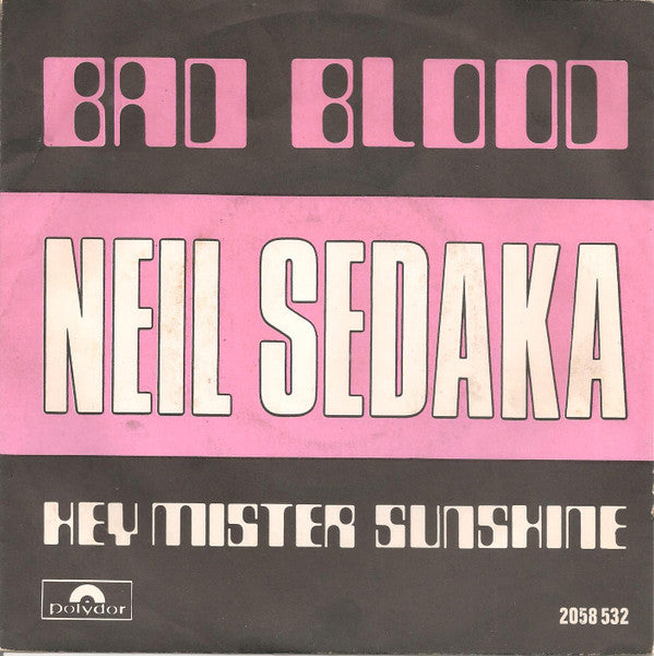 Neil Sedaka : Bad Blood (7", Single)