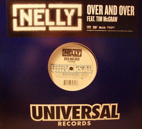 Nelly Feat. Tim McGraw : Over And Over (12", Single)