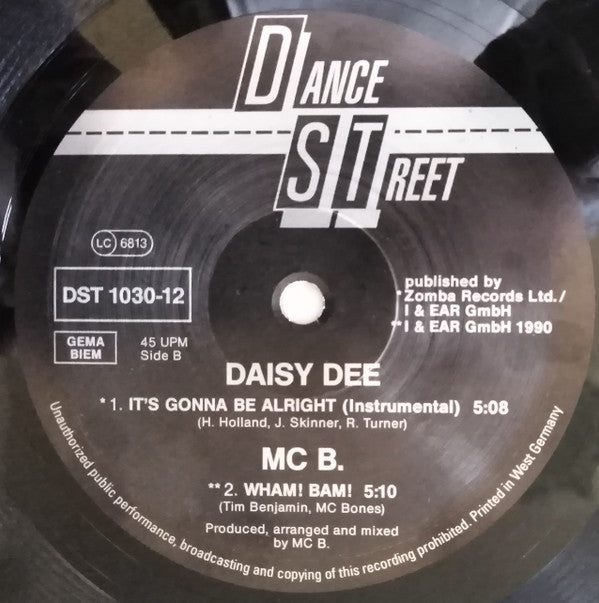 Daisy Dee : It's Gonna Be Alright (12")