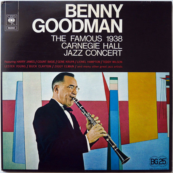 Benny Goodman : The Famous 1938 Carnegie Hall Jazz Concert (2xLP, Album, RE, Gat)