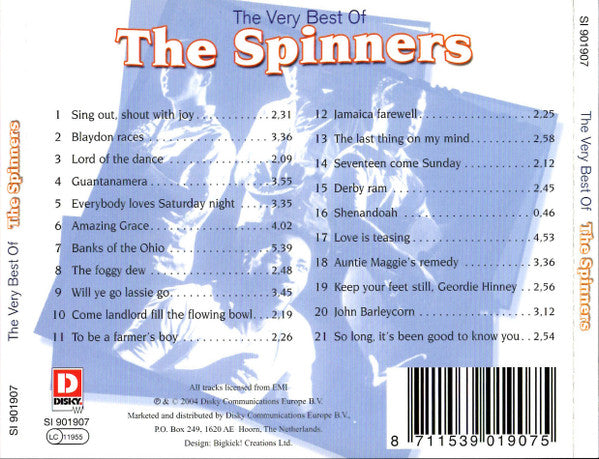The Spinners : The Very Best Of (CD, Comp)