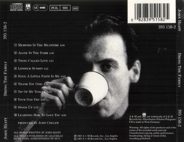 John Hiatt : Bring The Family (CD, Album)