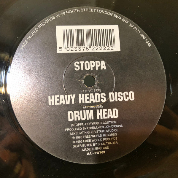 Stoppa : Heavy Heads Disco / Drum Head (12")