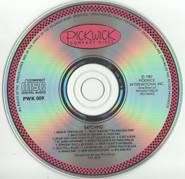 Louis Armstrong : Satchmo (CD, Comp, RM)