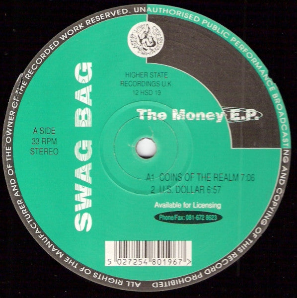 Swag Bag : The Money EP (12")