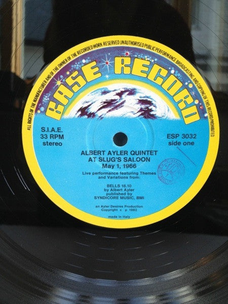 Albert Ayler Quintet : At Slug's Saloon Vol. 2 (LP, Album)