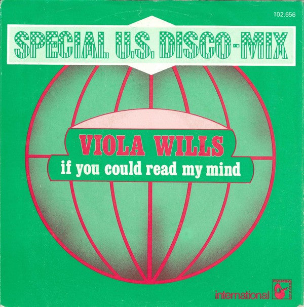 Viola Wills : If You Could Read My Mind (Special U.S. Disco-Mix) (7", Single, Sil)