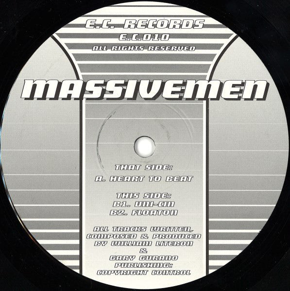 Massivemen : Heart To Beat (12")