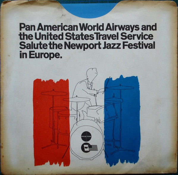 George Wein & The Newport All-Stars : Pan American World Airways And The United States Travel Service Salute The Newport Jazz Festival In Europe (Flexi, 7", S/Sided, blu)