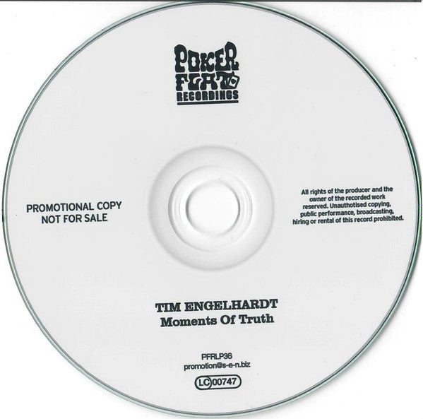Tim Engelhardt : Moments Of Truth (CDr, Album, Promo)