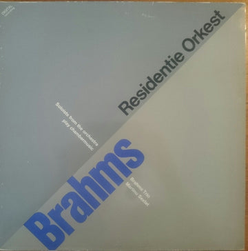 Residentie Orkest : Soloists From The Orchestra Play Chambermusic - Brahms Trio - Martinu Sextet (LP)