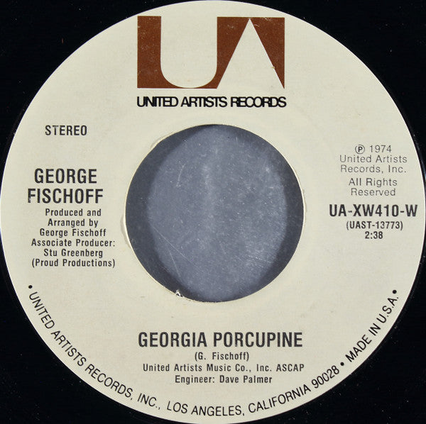 George Fischoff : Georgia Porcupine / I'll Never Forget You (7", Single, Styrene, All)