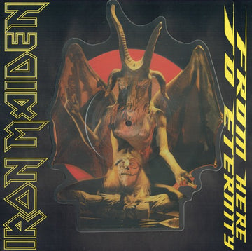 Iron Maiden : From Here To Eternity (7", Shape, Single, Ltd, Pic)